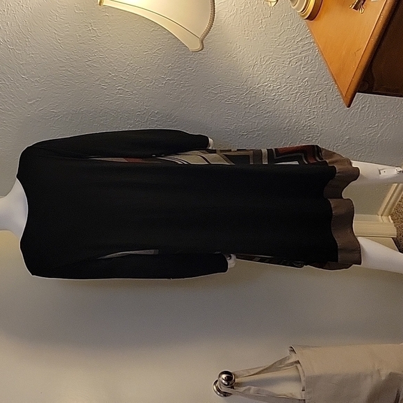 Darkwin Black Turkish Artsy Designer Long Sleeve Grunge Dress - Picture 10 of 13